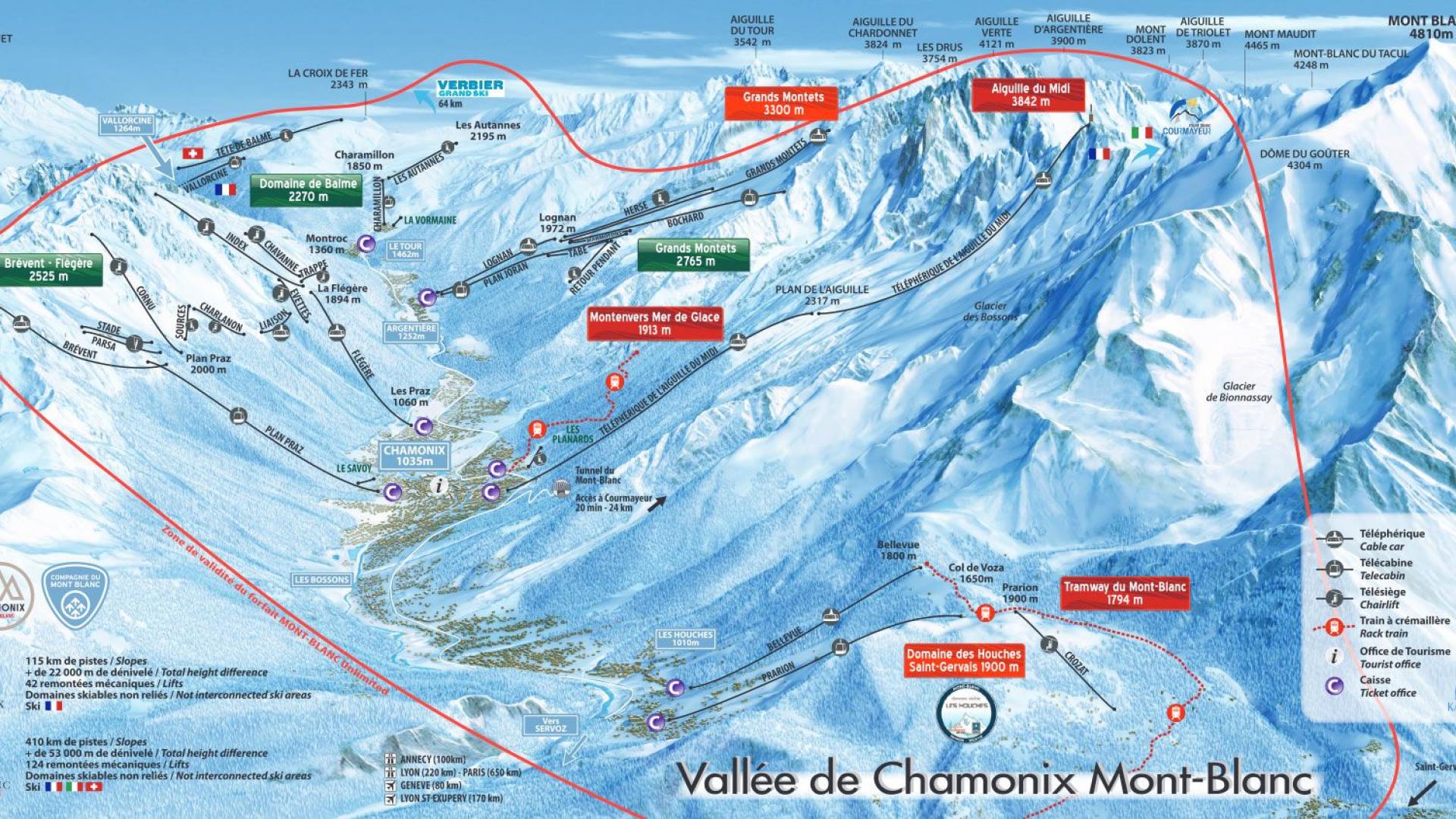 Piste Map.