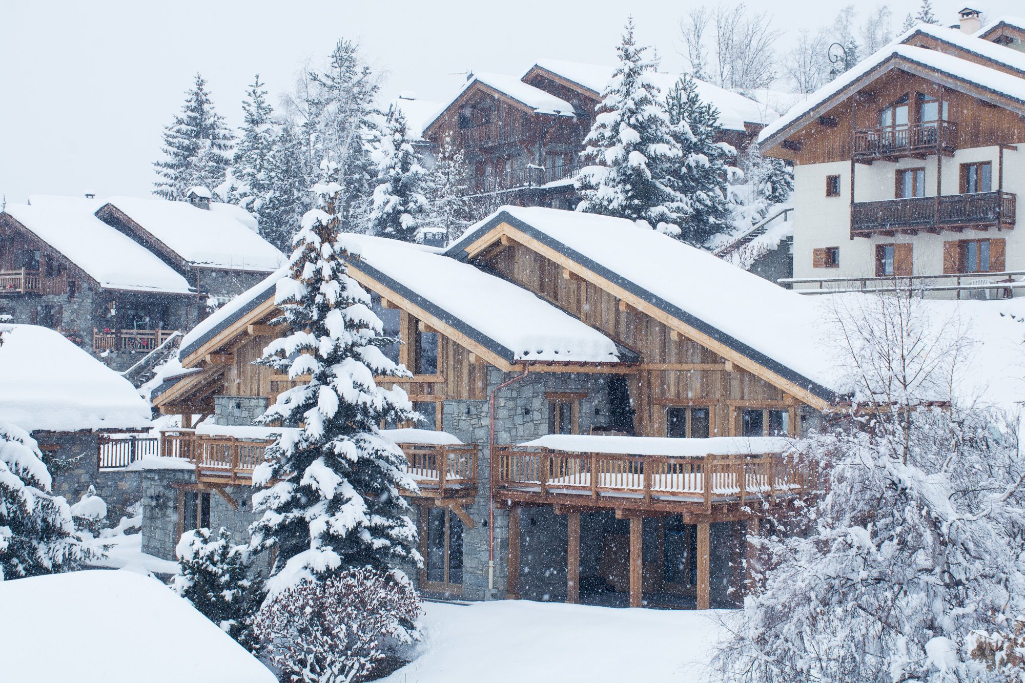 luxury ski chalet St Martin de Belleville, luxury ski holiday Three Valleys, St Martin luxury chalet 