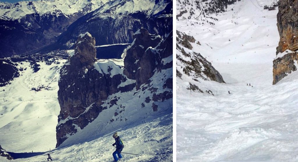 Crand Couloir in Courchevel