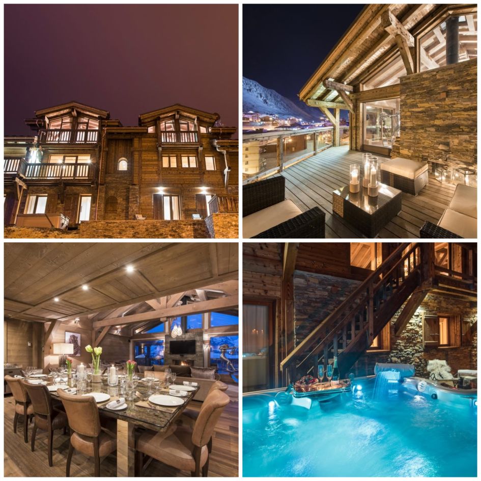 best catered chalet in Tignes, Ski chalet in Tignes, luxury ski chalet in tignes 