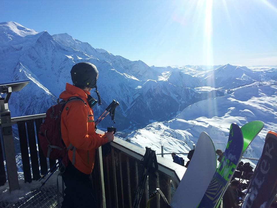 Chamonix from the top of Brevent 