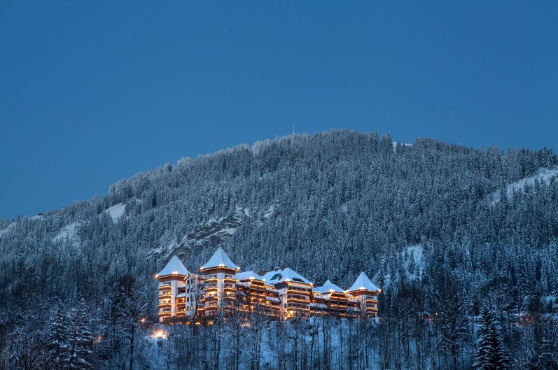 Stunning panorama of The Alpina in Gstaad