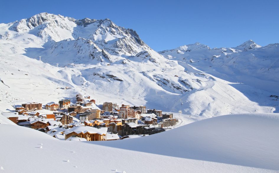 Stunning ski resort of Val Thorens ©Bruno Longo Val Thorens ski resort.