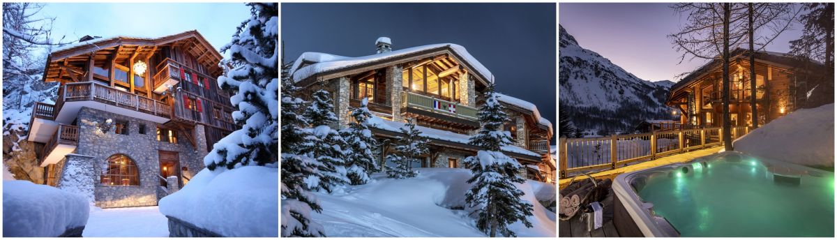 luxury chalets in Val d'Isere, Val d'Isere luxury chalets at Christmas