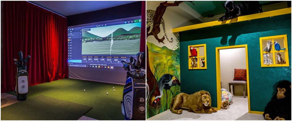 Golf-simulator-and-playroom-at-la-datcha-vt