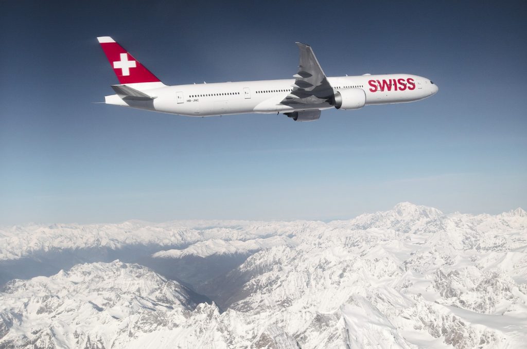 Swiss Air, Swiss Air to Geneva, flying over the Alps, fly over the Alps, flying to the Alps
