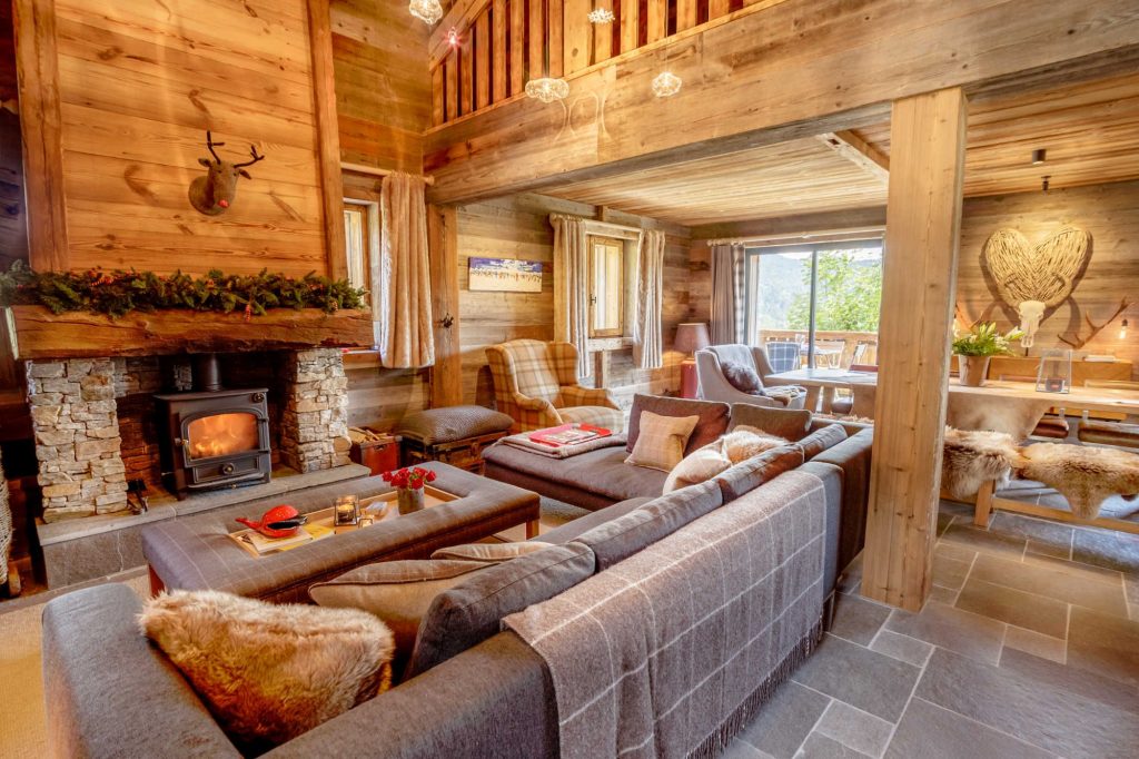 luxury ski chalet Les Gets, family ski chalet Les Gets