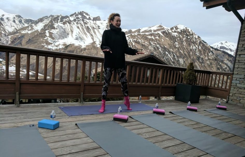yoga instructor in the Alps, yoga instructor St Martin de Belleville, yoga instructor Three Valleys, yoga in St Marin de Belleville, yoga in the Three Valleys 