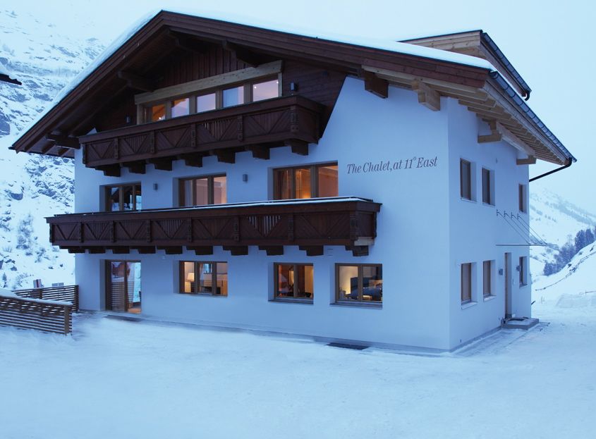 The Chalet at 11° East, Oburgurgl, beginner friendly ski chalets, ski chalets for beginners, ski-in ski-out chalets, luxury ski chalets 