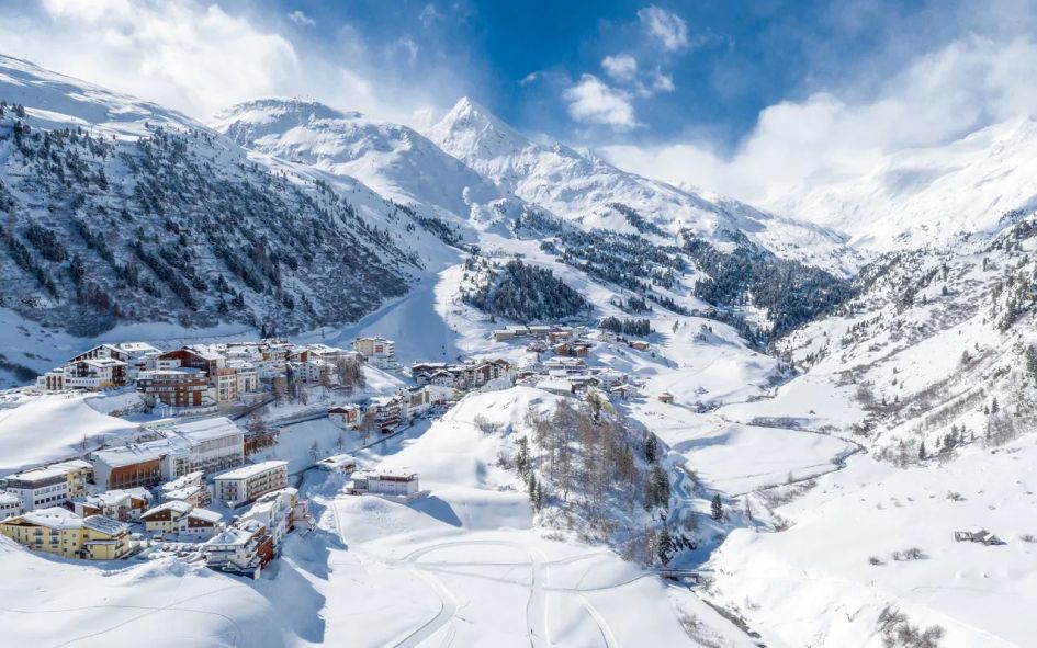 Obergurgl ski resort. Photo credit: Telegraph Travel Ski