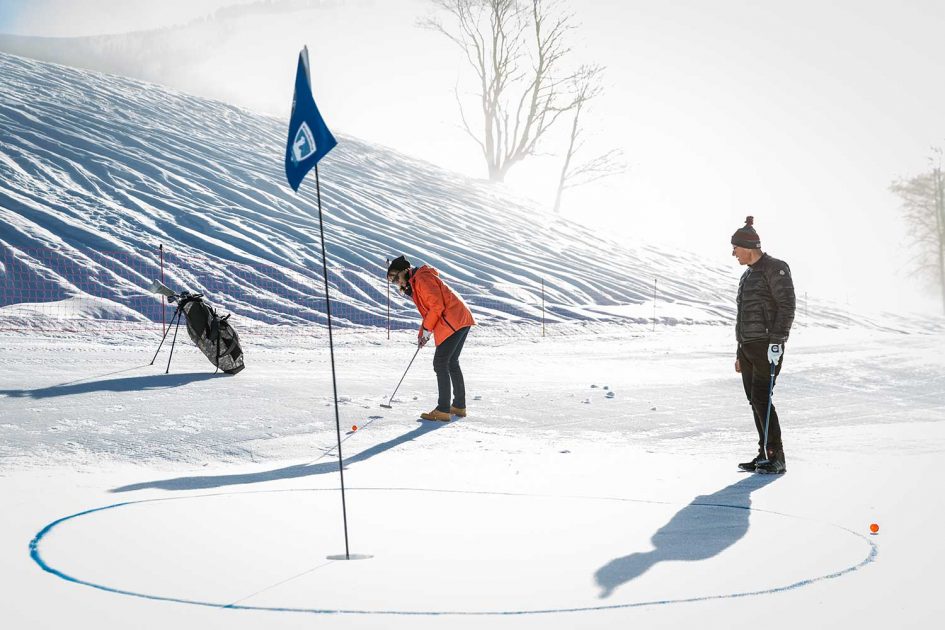 Winter sports in the Alps