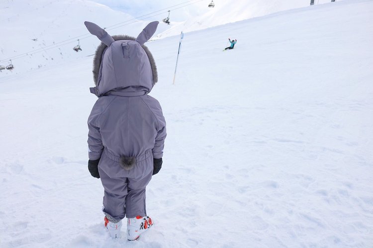 Dinoski Hop - fun ski wear for kids