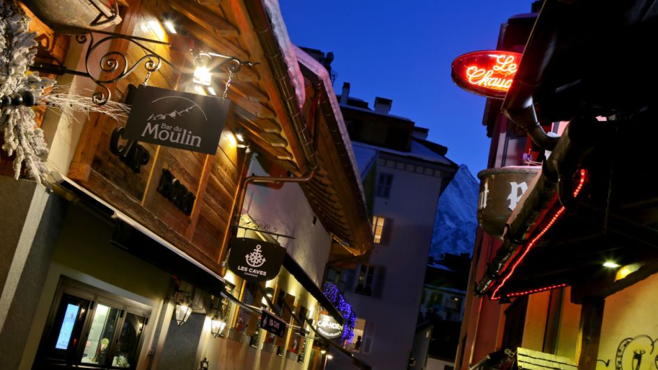 Chamonix apres - Bar du Moulin