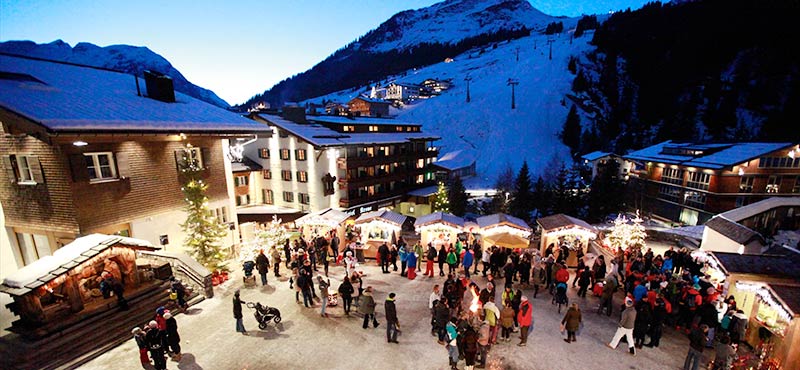 Ski Resorts at Christmas - Lech