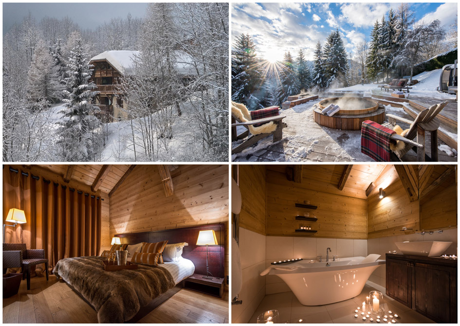 Romantic ski holiday, Les Gets ski holiday, romantic ski chalet