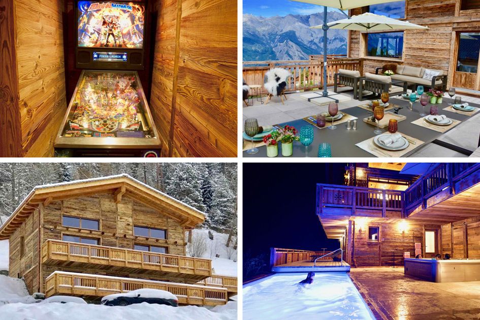 Family Ski Holiday, luxury family ski chalet La Tzoumaz, luxury family ski chalet 4 Vallees, La Tzoumaz family chalet 