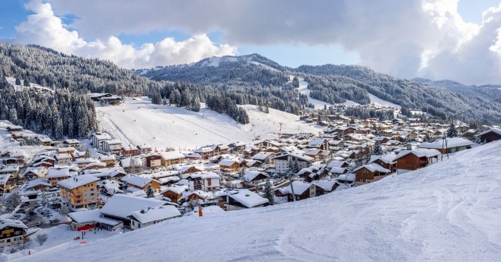 Les Gets, ski resort, ski village, mont chery 