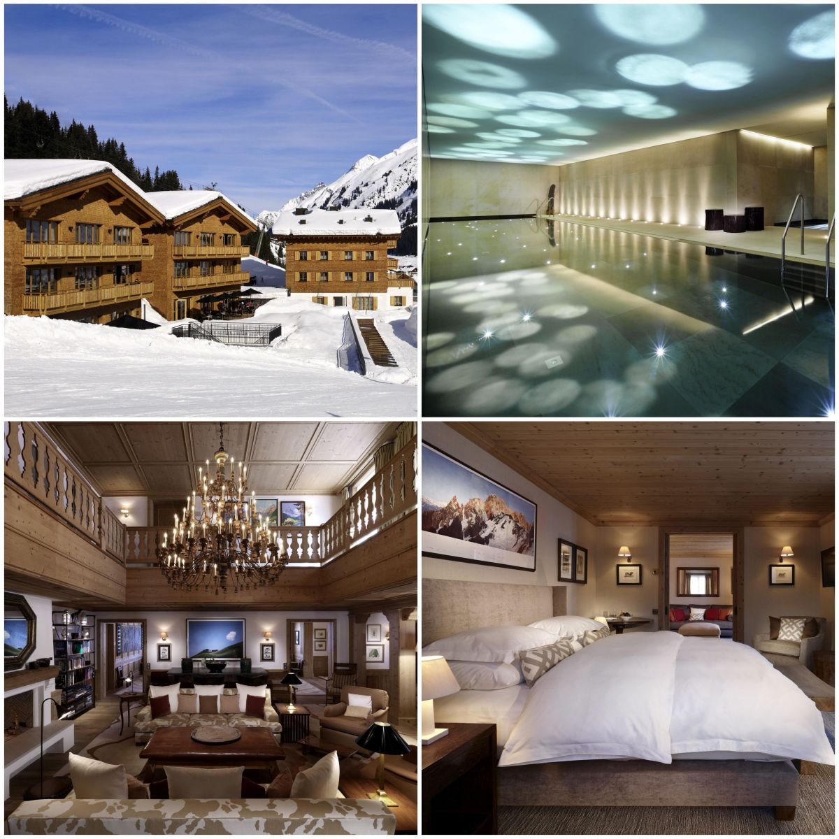 luxury chalet in Lech, Lech luxury chalet, accommodation on the White Ring, catered chalet Lech, ski in ski out chalet in Lech