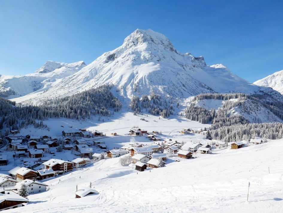 Lech, Austria, mountains, skiing 