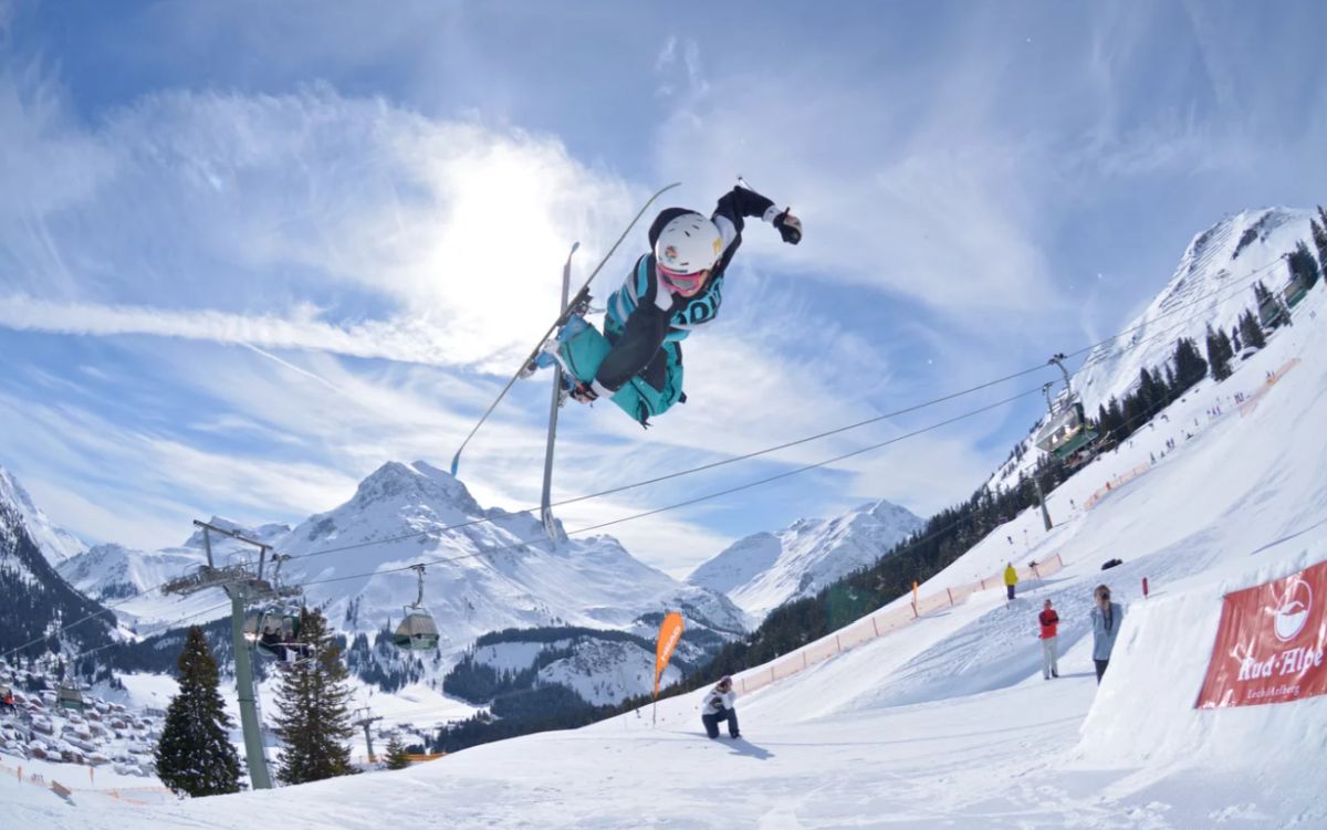 snowpark in Lech, snowpark in the Arlberg