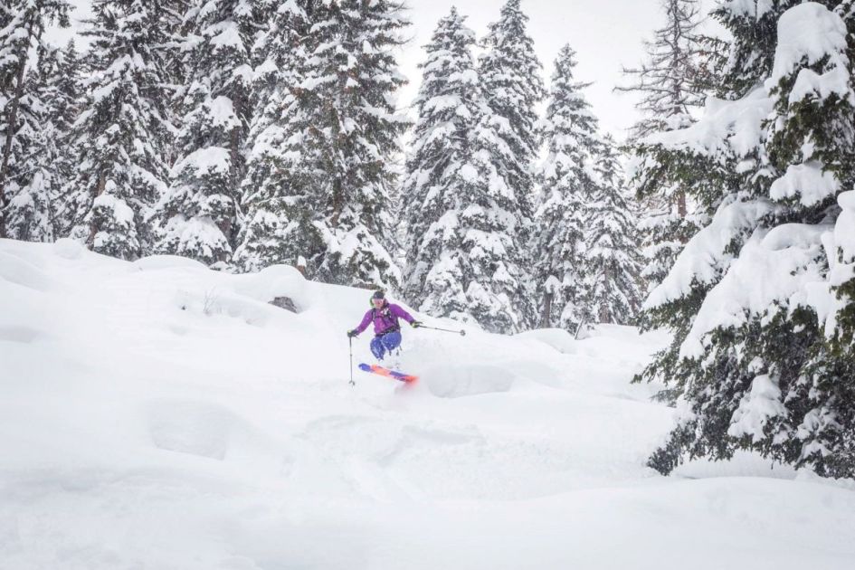 off-piste ski resort, off-piste skiing, luxury ski holiday, Sainte Foy