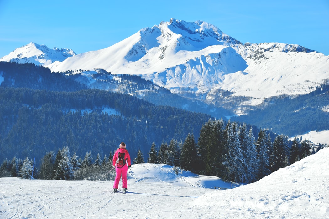 skier, Morzine, mountains, snow 