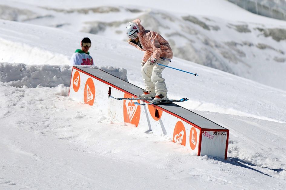 snow park, freestyle, ski park