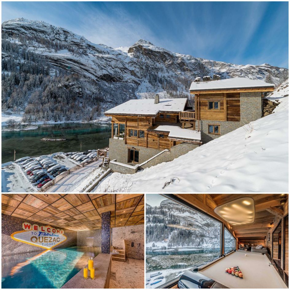 Chalet Quezac, luxury chalet with indoor swimming pool, Tignes best catered ski chalets, luxury catered ski chalets in Tignes