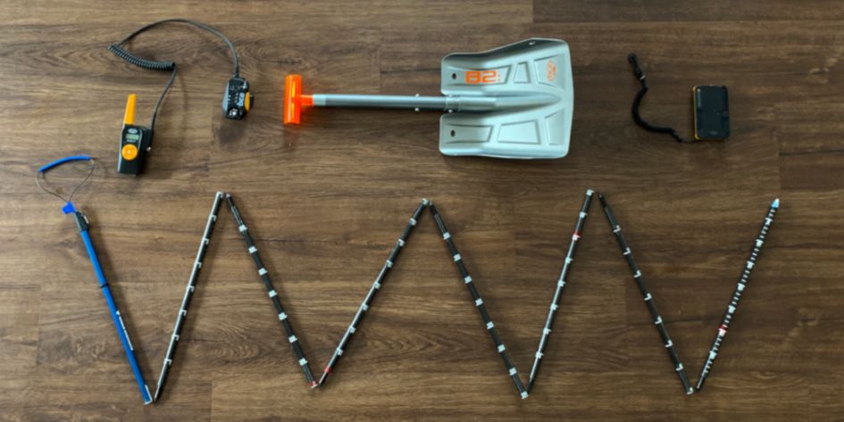 Avalanche Saftey, probe, shovel, beacon