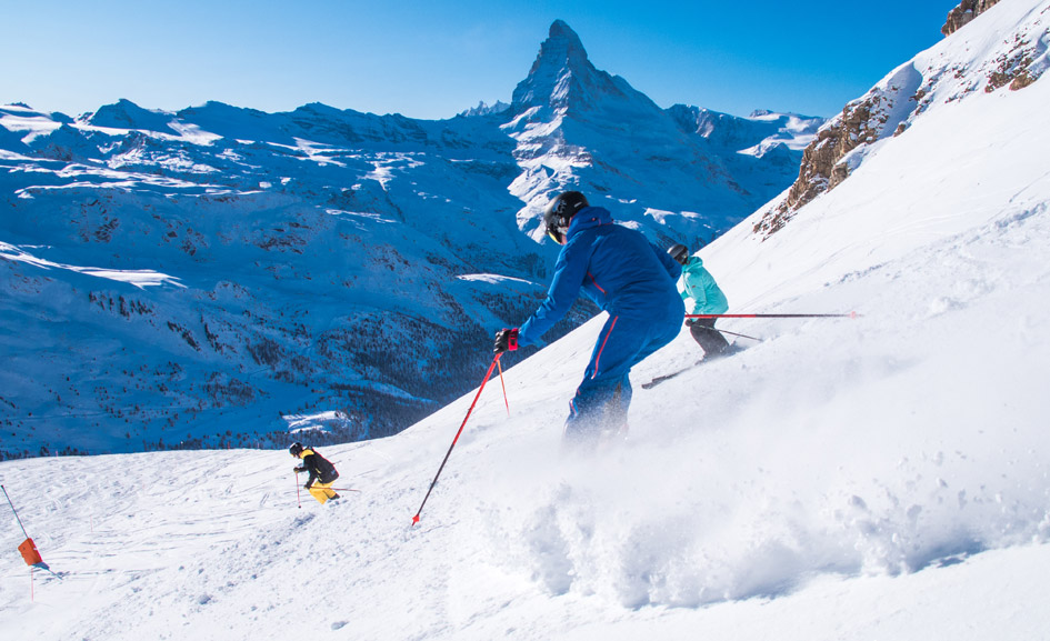 Itineraries in Zermatt, Matterhorn skiing, Matterhorn Diamonds