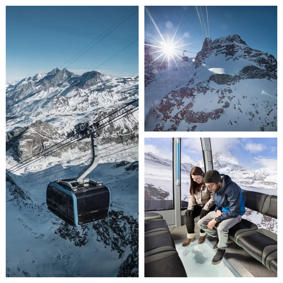 Matterhorn Glacier Paradis Ride, Matterhorn Gondola, Zermatt Ski Lifts