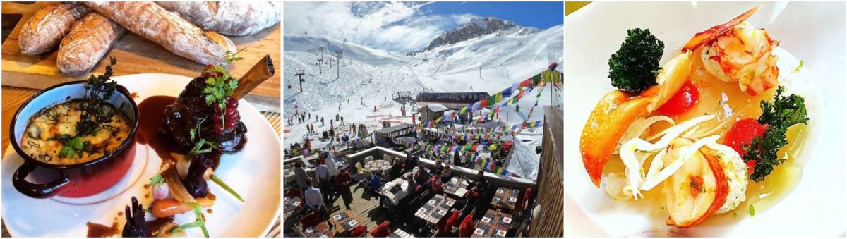 lunch in Val d'Isere, lunch with a view in Val d'Isere, where to eat in Val d'Isere