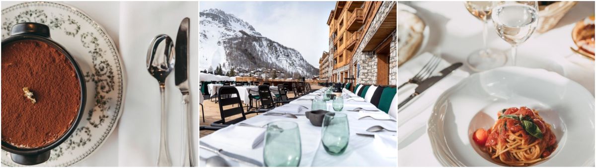 best restaurants in Val d'Isere, fine dining in Val d'Isere, where to eat in Val d'Isere for a special occasion. Loulou Les Airelles