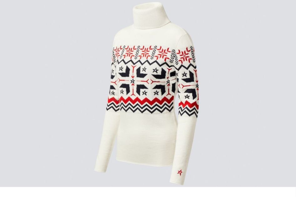 Christmas jumper gift for skiers, skier Christmas jumper, ski jumper, Christmas gift for skiers