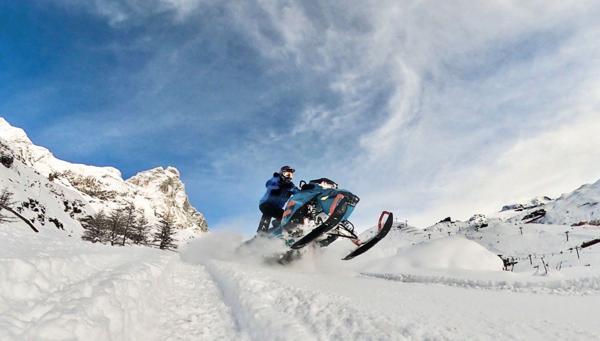 skidoo rides, skidoo Cervinia, non ski activities in Cervinia 