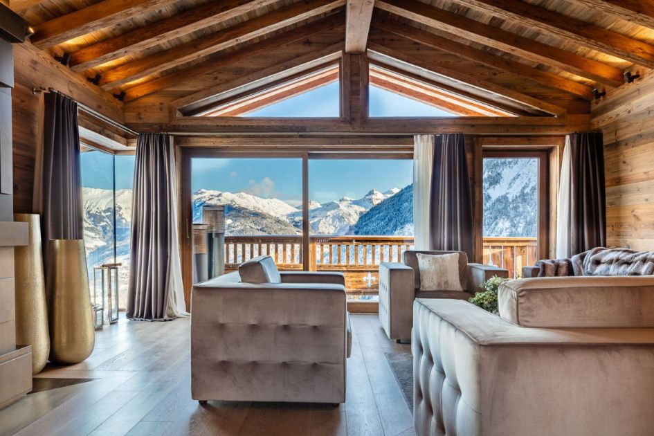 chalet de luxe à Courchevel.  Chalet de luxe Courchevel, chalet skis aux pieds à Courchevel