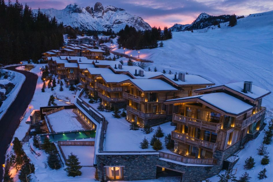 luxury chalets in Courchevel 1650, Courchevel Moriond luxury chalets, ski in ski out chalet in Courchevel Moriond