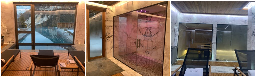 The Spa at Ultima Courchevel luxury chalet in Courchevel with a spa, Courchevel Moriond chalet with a pool