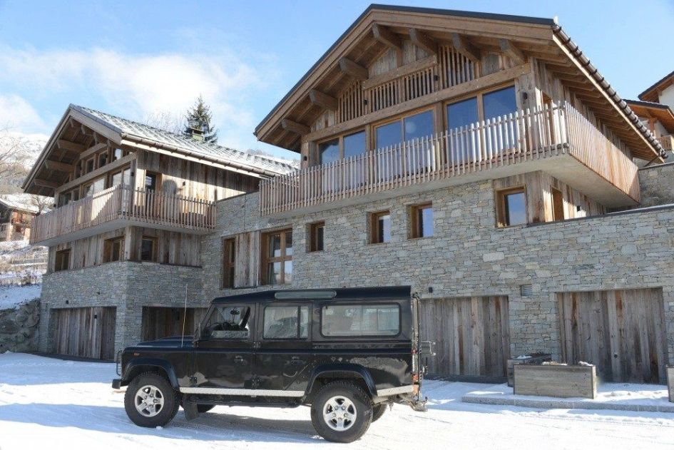 The outside of Chalet Un in St Martin de Belleville.