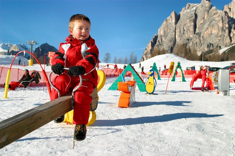 family ski holidays in Cortina, Cortina for families 