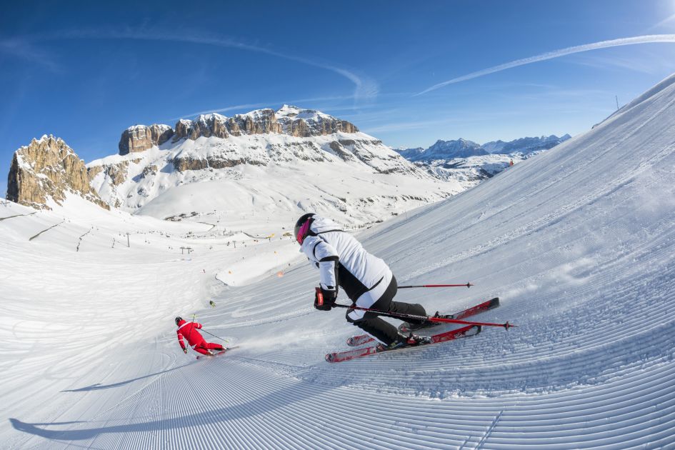 skiing in Arabba, Arabba-Marmolada ski area, highest skiing in Italy
