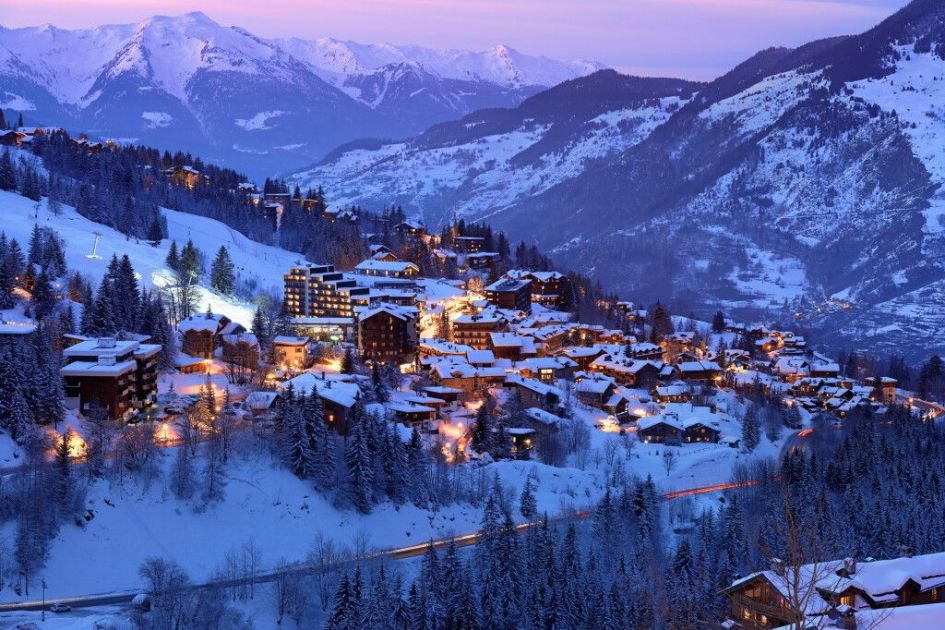 Courchevel Village by night