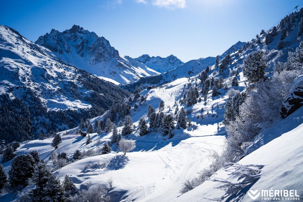 hidden gems in the three valleys, ski runs in the three valleys, skiing in Meribel, quiet ski runs in the three valleys