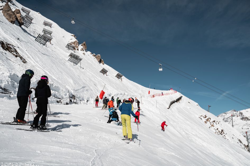 Face de Bellevarde. Credit: Office du Tourisme Val d'Isère Face de Bellevarde, black runs of Val d'Isère, Val d'Isère ski holidays