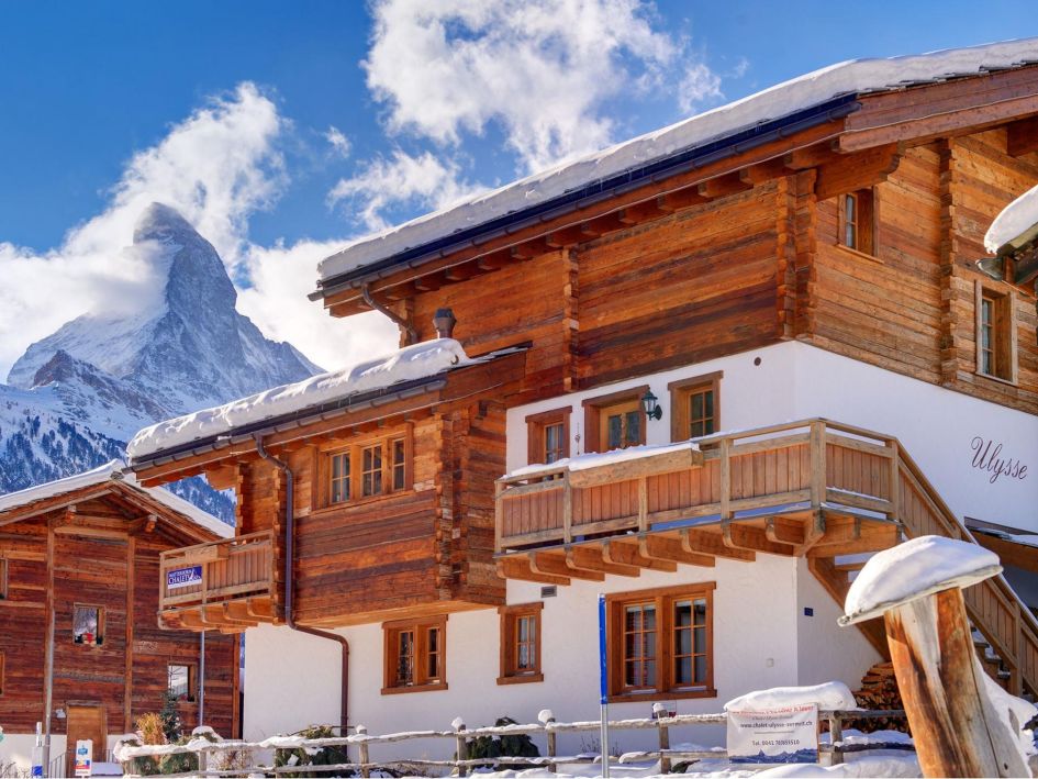 Perfect for those luxury self-catering holidays in Switzerland, Haus Ulysse features Matterhorn views and is in close proximity to a number of Zermatt's gourmet restaurants.