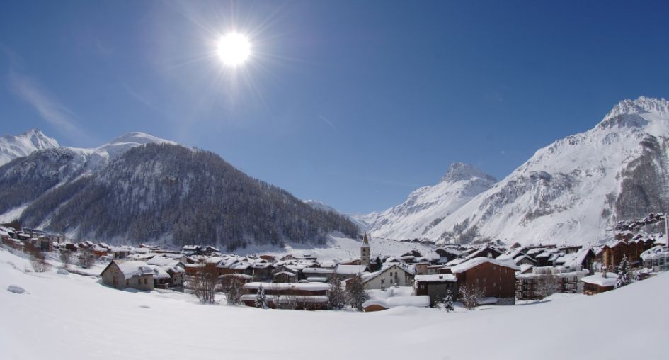 French alps at Christmas. Christmas ski holiday(s).