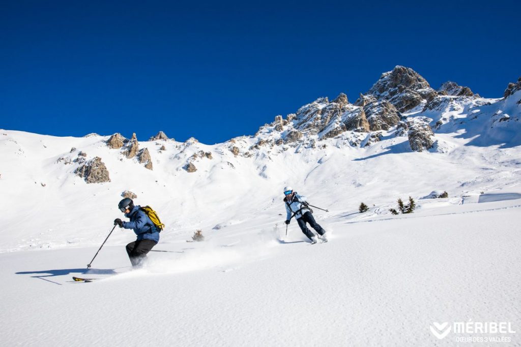 January Snow Conditions in Meribel. Credit: Sylvain Aymoz January snow conditions in Meribel for luxury January ski holidays