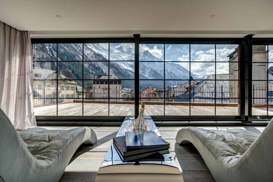 Luxury chalet in Chamonix town centre, luxury chalet near Brevent ski area