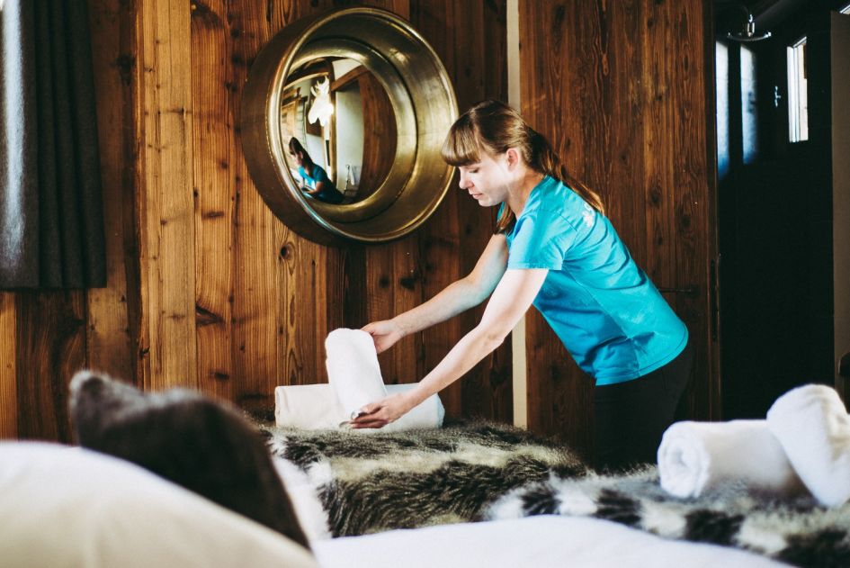 Fully Catered Service with Housekeeping - Credit: Le Loup Blanc Luxury ski holidays in Courchevel Le Praz are arguably better when they are complete with a fully catered service