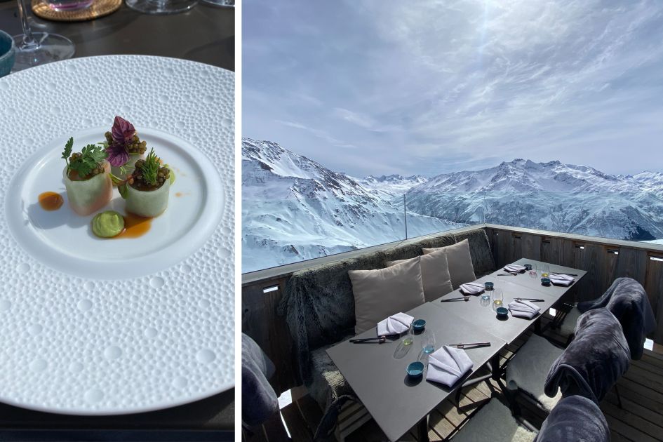 Breathtaking views and delicious food at The Japanese by The Chedi at Gütsch in Andermatt.